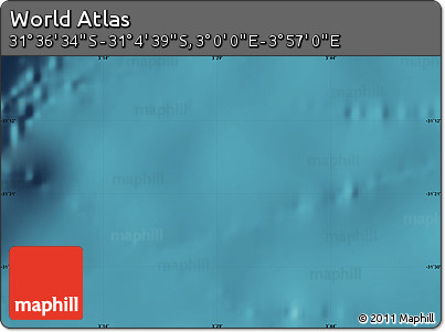 Satellite Map of the Area around 31° 20' 36" S, 3° 28' 30" E