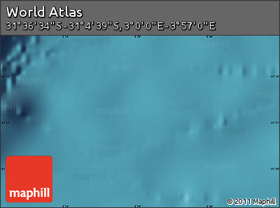 Satellite Map of the Area around 31° 20' 36" S, 3° 28' 30" E