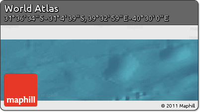 Satellite Panoramic Map of the Area around 31° 20' 36" S, 40° 1' 29" E