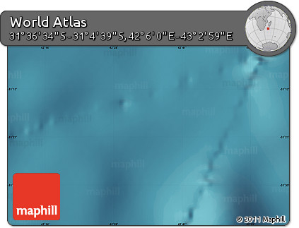 Satellite Map of the Area around 31° 20' 36" S, 42° 34' 30" E