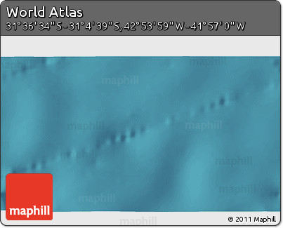 Satellite 3D Map of the Area around 31° 20' 36" S, 42° 25' 29" W