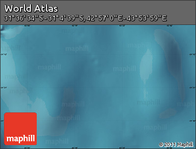 Satellite Map of the Area around 31° 20' 36" S, 43° 25' 29" E