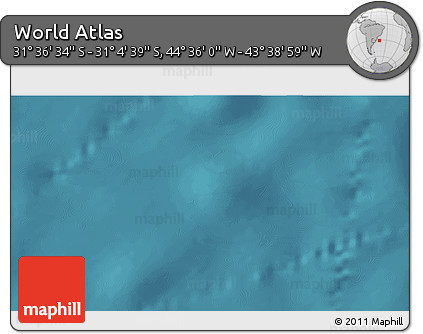 Satellite 3D Map of the Area around 31° 20' 36" S, 44° 7' 30" W