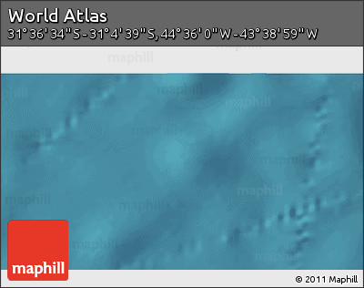 Satellite 3D Map of the Area around 31° 20' 36" S, 44° 7' 30" W