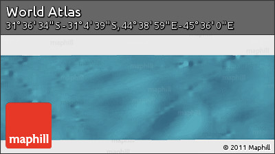 Satellite Panoramic Map of the Area around 31° 20' 36" S, 45° 7' 30" E