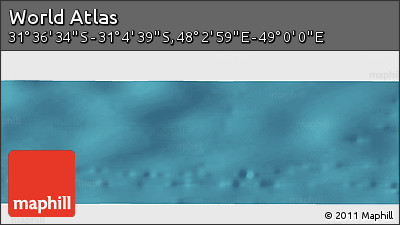 Satellite Panoramic Map of the Area around 31° 20' 36" S, 48° 31' 29" E