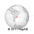 Outline Map of the Area around 31° 20' 36" S, 48° 22' 30" W, rectangular outline