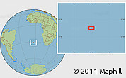 Savanna Style Location Map of the area around 31° 20' 36" S, 4° 10' 30" W