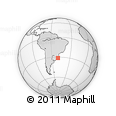 Outline Map of the Area around 31° 20' 36" S, 50° 4' 30" W, rectangular outline
