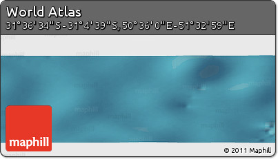 Satellite Panoramic Map of the Area around 31° 20' 36" S, 51° 4' 30" E