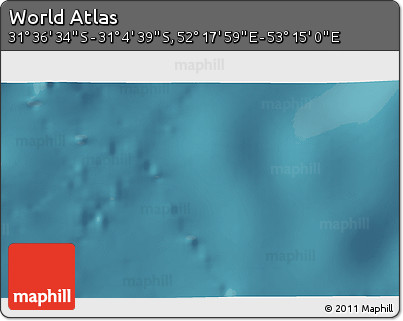 Satellite 3D Map of the Area around 31° 20' 36" S, 52° 46' 29" E