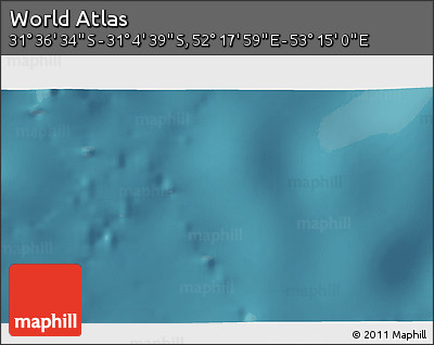 Satellite 3D Map of the Area around 31° 20' 36" S, 52° 46' 29" E