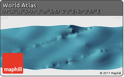 Satellite Panoramic Map of the Area around 31° 20' 36" S, 59° 34' 30" E