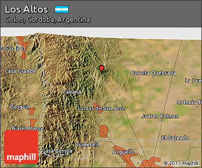 Satellite 3D Map of Los Altos