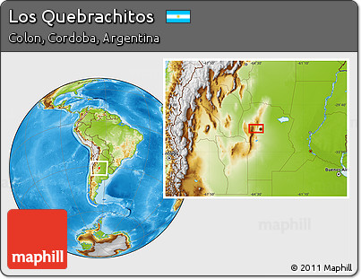 Physical Location Map of Los Quebrachitos