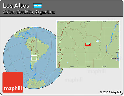 Savanna Style Location Map of Los Altos