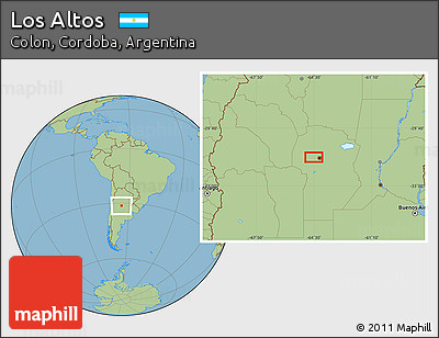 Savanna Style Location Map of Los Altos