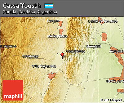 Physical Map of Cassaffousth