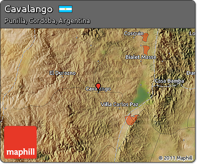 Satellite Map of Cavalango