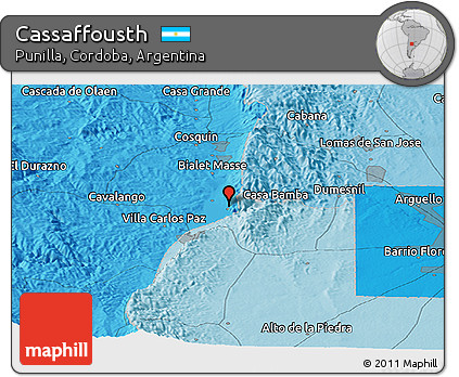 Political Panoramic Map of Cassaffousth