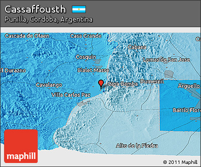 Political Panoramic Map of Cassaffousth