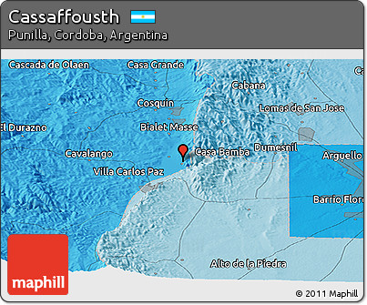 Political Panoramic Map of Cassaffousth