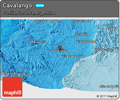 Political Panoramic Map of Cavalango