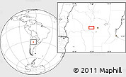 Blank Location Map of El Mirador