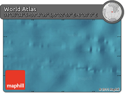 Satellite Map of the Area around 31° 20' 36" S, 6° 1' 30" E