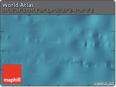 Satellite Map of the Area around 31° 20' 36" S, 6° 1' 30" E