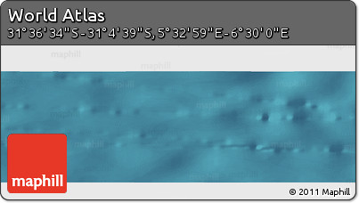 Satellite Panoramic Map of the Area around 31° 20' 36" S, 6° 1' 30" E