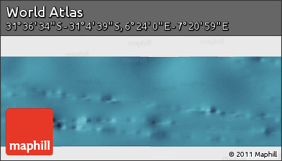 Satellite Panoramic Map of the Area around 31° 20' 36" S, 6° 52' 30" E