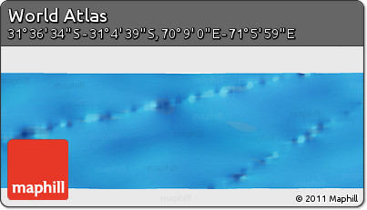 Physical Panoramic Map of the Area around 31° 20' 36" S, 70° 37' 30" E