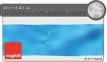 Physical Panoramic Map of the Area around 31° 20' 36" S, 73° 10' 30" E