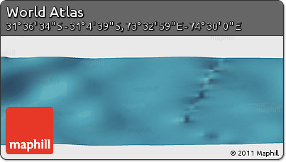 Satellite Panoramic Map of the Area around 31° 20' 36" S, 74° 1' 30" E