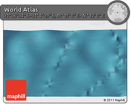 Satellite 3D Map of the Area around 31° 20' 36" S, 75° 43' 29" E