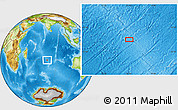 Physical Location Map of the area around 31° 20' 36" S, 75° 43' 29" E