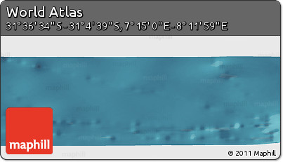 Satellite Panoramic Map of the Area around 31° 20' 36" S, 7° 43' 29" E