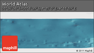 Satellite Panoramic Map of the Area around 31° 20' 36" S, 7° 43' 29" E