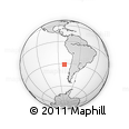 Outline Map of the Area around 31° 20' 36" S, 81° 31' 30" W, rectangular outline