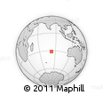 Outline Map of the Area around 31° 20' 36" S, 82° 31' 30" E, rectangular outline