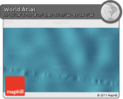 Satellite 3D Map of the Area around 31° 20' 36" S, 82° 22' 30" W