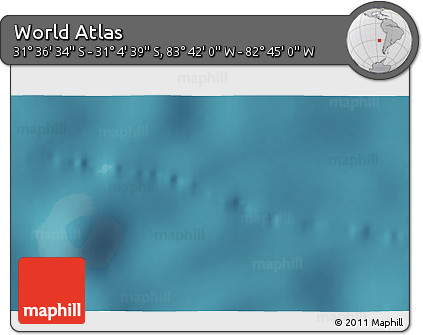 Satellite 3D Map of the Area around 31° 20' 36" S, 83° 13' 29" W