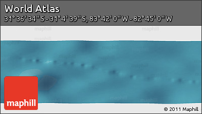 Satellite Panoramic Map of the Area around 31° 20' 36" S, 83° 13' 29" W