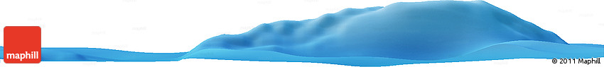 Shaded Relief Horizon Map of the Area around 31° 20' 36" S, 85° 55' 30" E