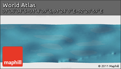 Satellite Panoramic Map of the Area around 31° 20' 36" S, 91° 52' 30" E