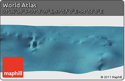 Satellite Panoramic Map of the Area around 31° 20' 36" S, 94° 25' 30" E