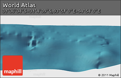 Satellite Panoramic Map of the Area around 31° 20' 36" S, 94° 25' 30" E