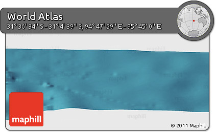 Satellite Panoramic Map of the Area around 31° 20' 36" S, 95° 16' 30" E