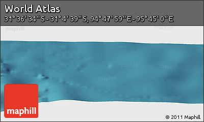 Satellite Panoramic Map of the Area around 31° 20' 36" S, 95° 16' 30" E